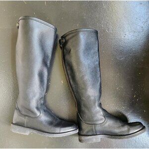 Women's Roots Leather Moto Boots Size 7.5 US